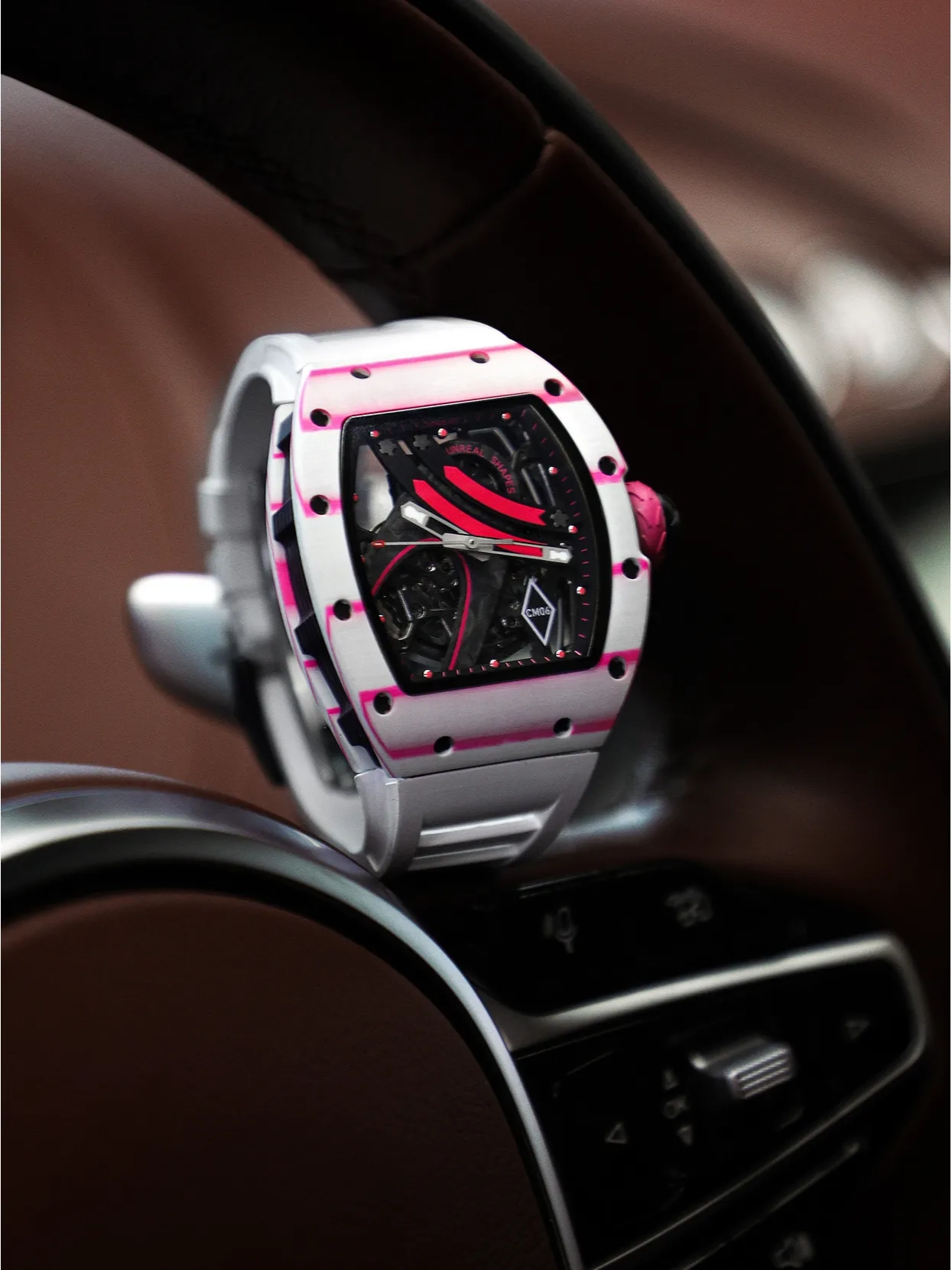 Часы CronusArt NTPT Carbon Fiber Watch CM06-P
