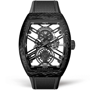 Копия часов Franck Muller Vanguard Tourbillon V45-T-SQT-CARBON-NR