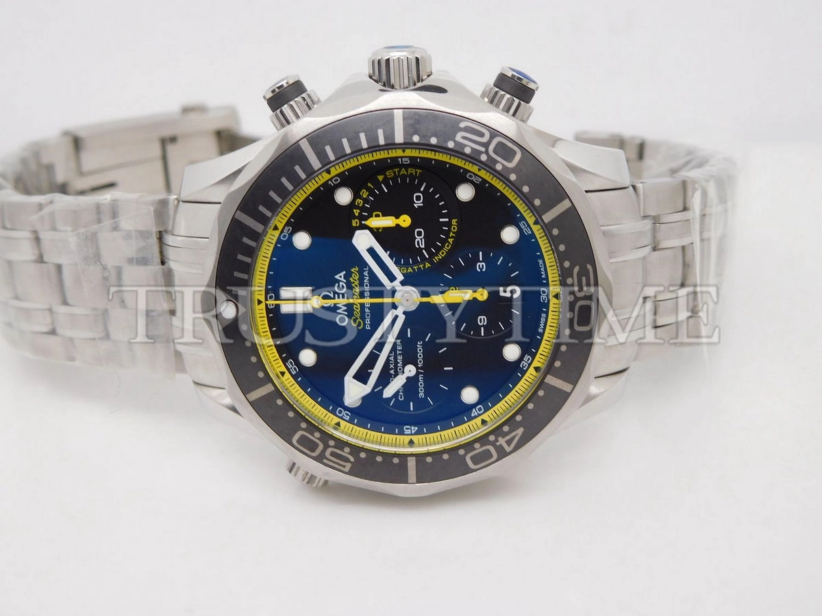 Копия часов Omega Seamaster Diver 300m Co‑Axial Chronometer Chronograph 44mm 212.30.44.50.01.002