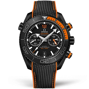 Копия часов Omega Seamaster Planet Ocean 600m Co‑Axial Master Chronometer Chronograph Deep Black 45.5mm 215.92.46.51.01.001