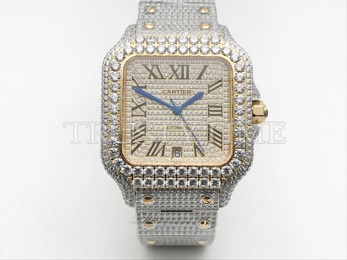 Копия часов Cartier Santos De Cartier 40 W2SA0009 Diamonds Арт. CR-0941