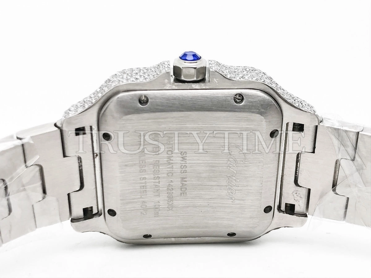 Копия часов Cartier Santos De Cartier 40 WSSA0018 Diamonds Арт. CR-0932