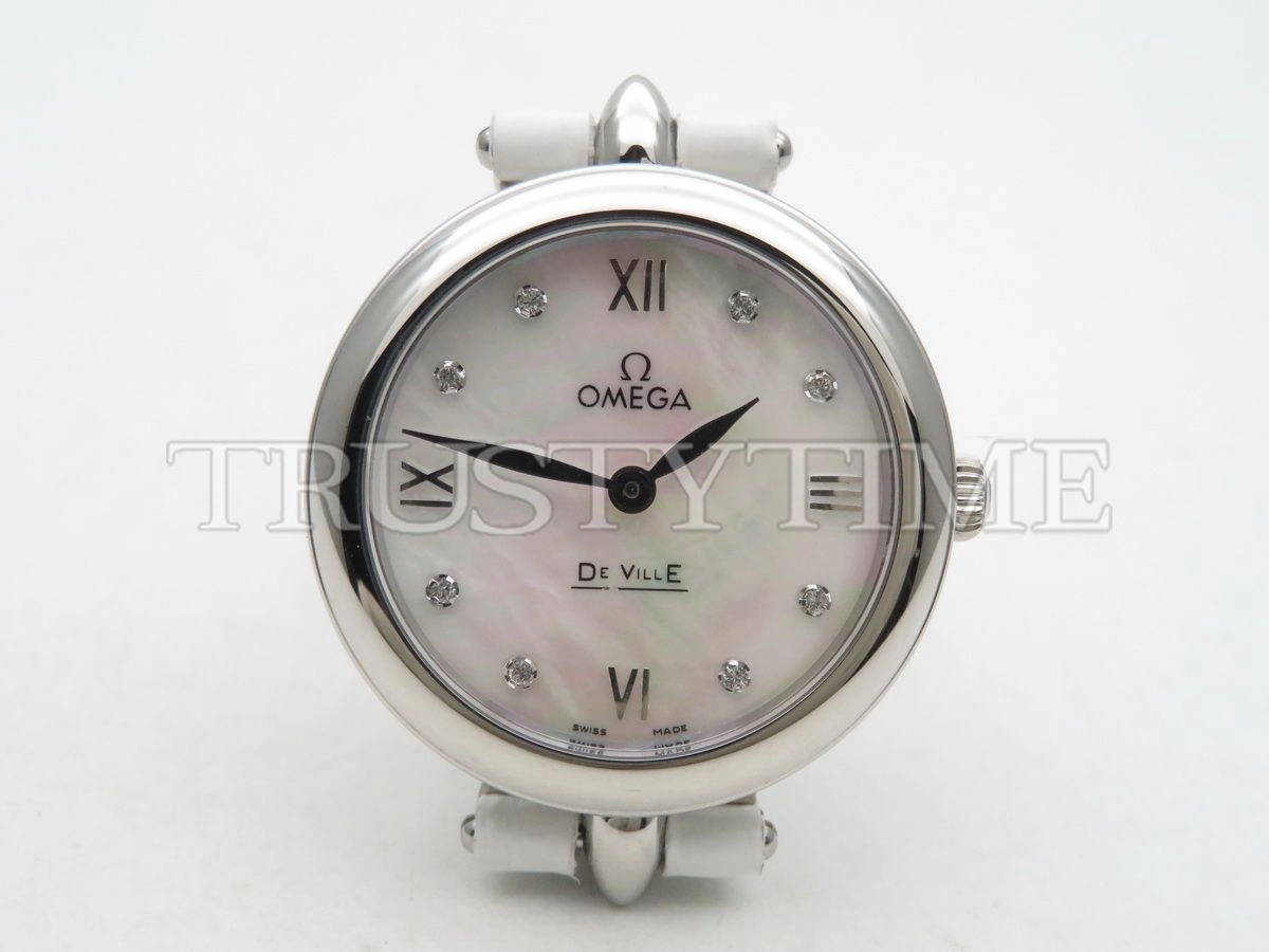 Копия часов Omega De Ville Prestige Dewdrop Quartz 27mm 424.13.27.60.55.001