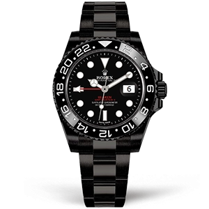Копия часов Rolex Blaken Red GMT Master II 116710LN