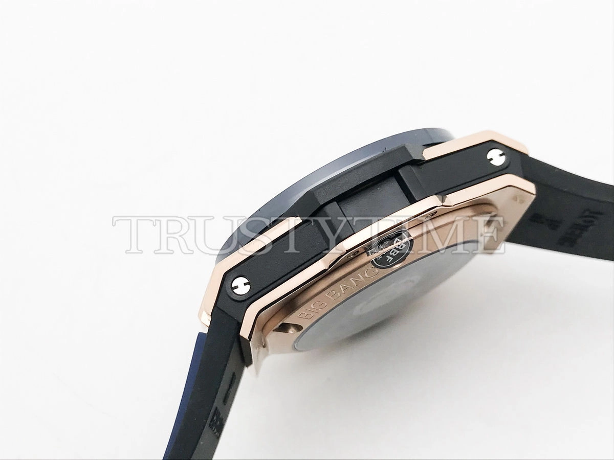 Копия часов Hublot Big Bang Unico King Gold Blue Ceramic 42mm 441.OL.5181.RX