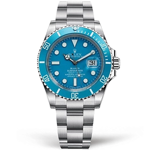 Копия часов Rolex Submariner Blaken Blue 40mm 116610LN