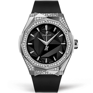 Копия часов Hublot Classic Fusion Orlinski Titanium Pavé 550.NS.2200.RW.1604.ORL20