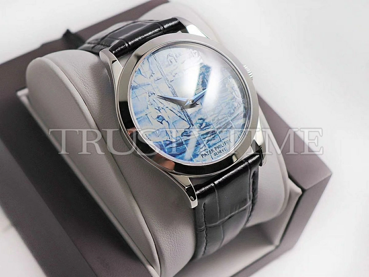 Копия часов Patek Philippe Calatrava Azulejos 38,5mm 5089G-062