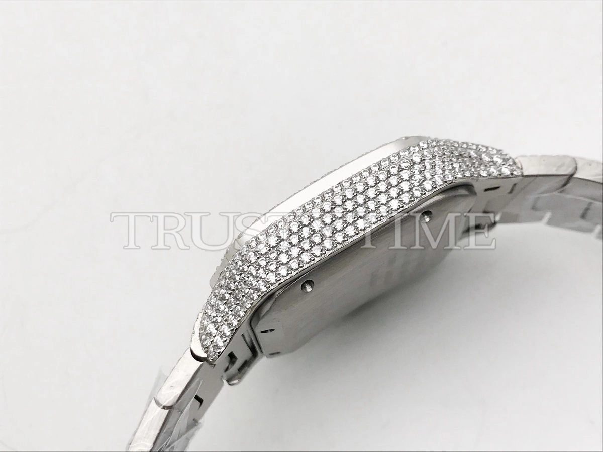 Копия часов Cartier Santos De Cartier 40 WSSA0018 Diamonds Арт. CR-0927