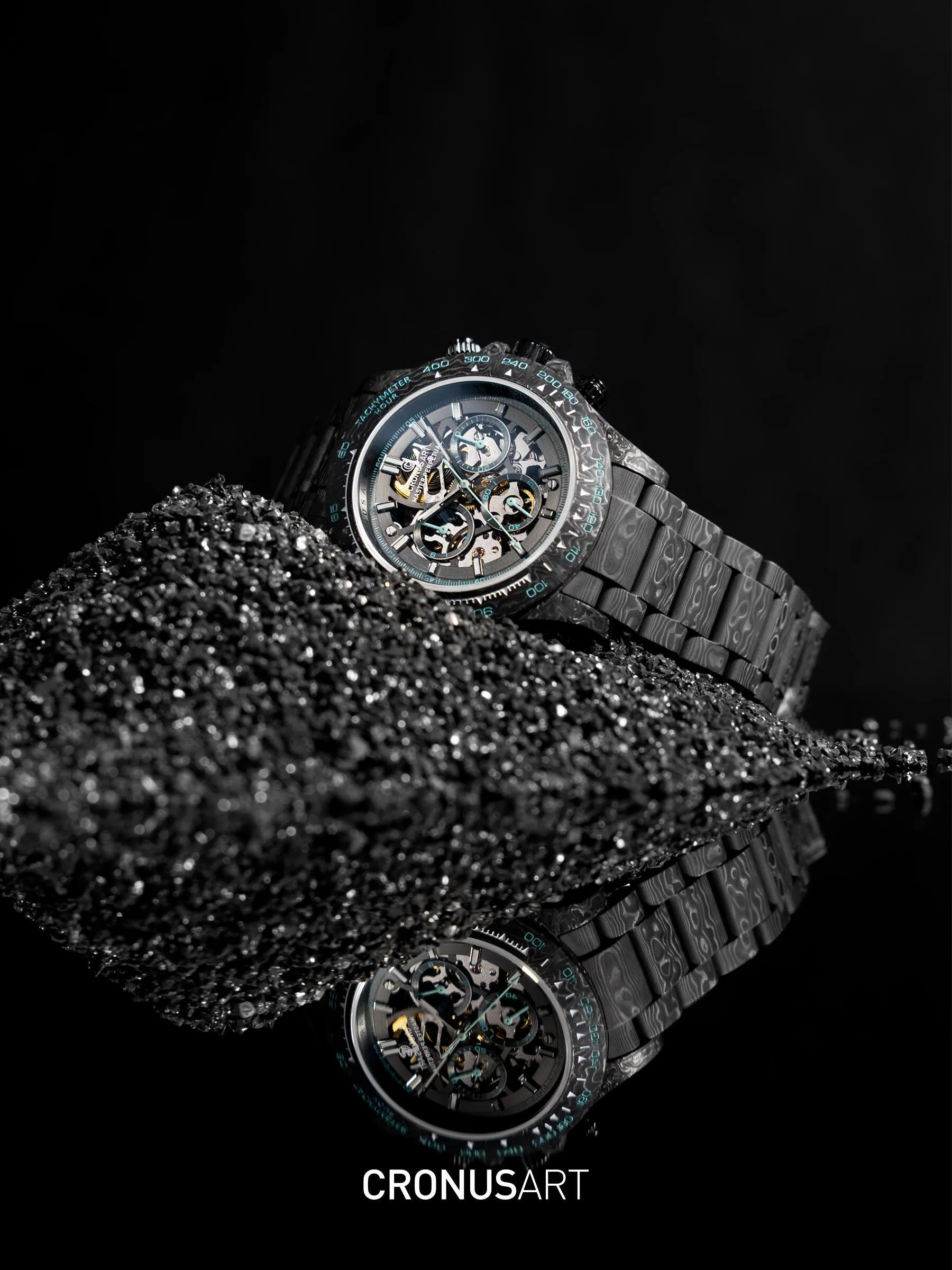 Копия часов CronusArt NTPT Carbon Fiber Watch Limited edition CM016-028