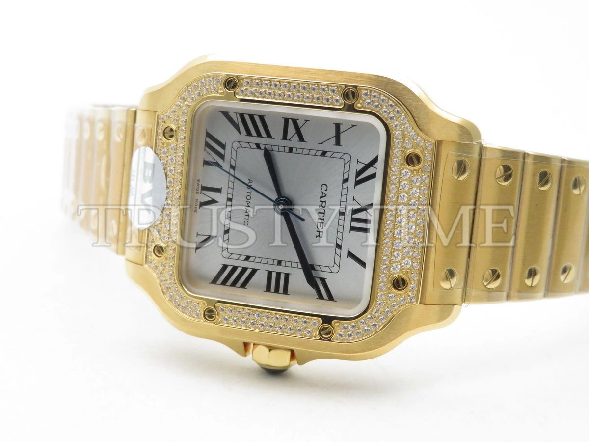 Копия часов Cartier Santos De Cartier 35 WJSA0008