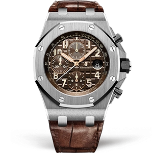 Копия часов Audemars Piguet Royal Oak Offshore Chronograph Havana Brown SIHH 2018 26470ST.OO.A820CR.01