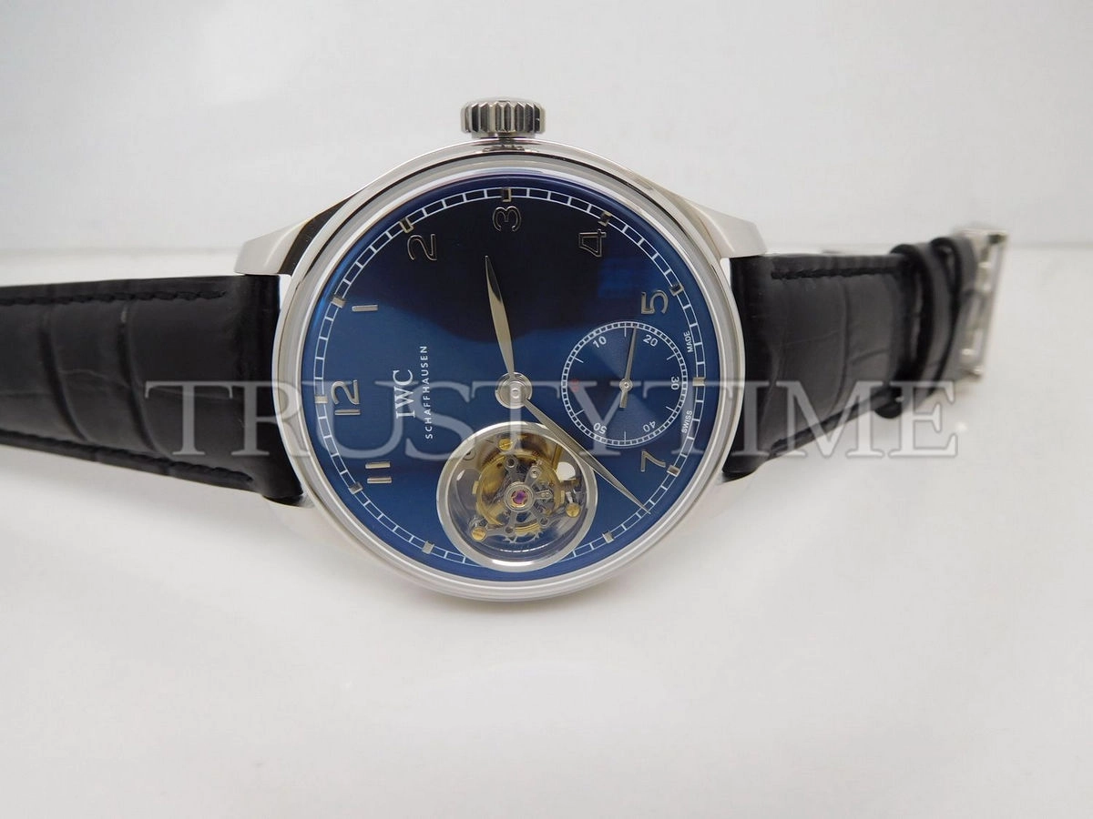 Копия часов IWC Portugieser Tourbillon Hand-Wound Laureus Charity Night Milano 2014 43mm IW546303