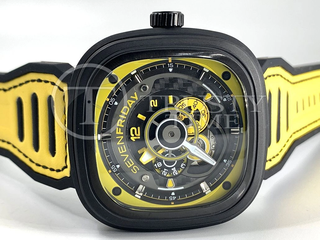 Копия часов SevenFriday P3B/03 "RACING TEAM YELLOW"