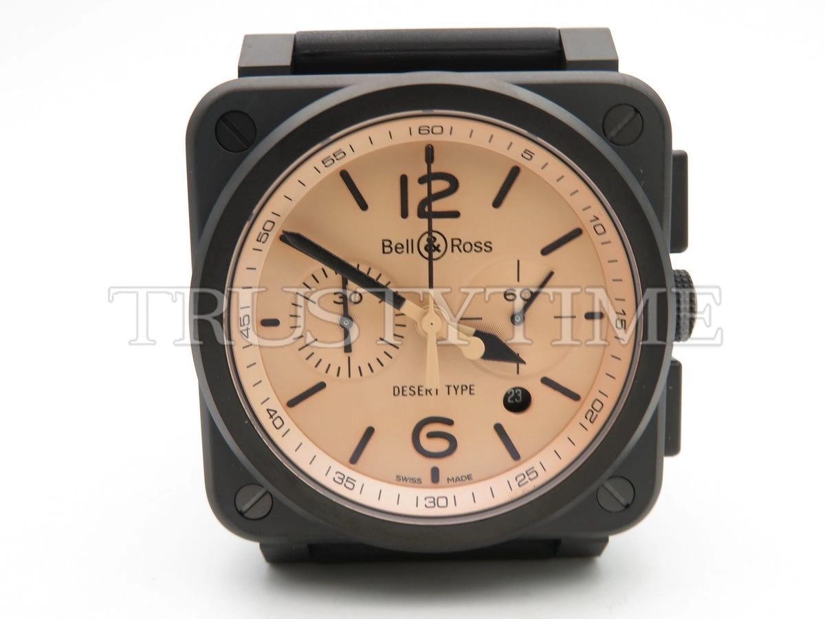 Копия часов Bell & Ross BR 03-94 Chronograph Desert Type BR0394-DESERT-CA
