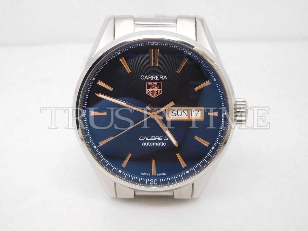 Копия часов Tag Heuer Carrera Calibre 5 Day Date 41mm WAR201C.BA0723