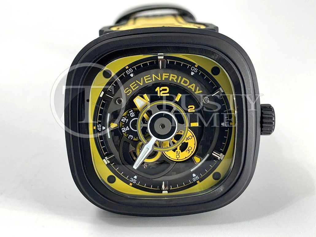 Копия часов SevenFriday P3B/03 "RACING TEAM YELLOW"