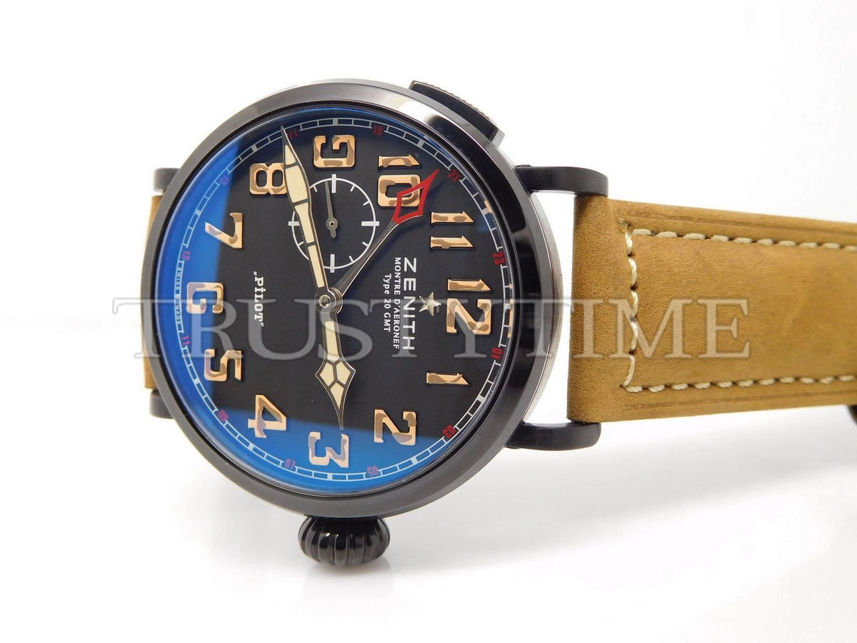 Копия часов Zenith Pilot Type 20 GMT 1903 48mm 96.2431.693/21.C738