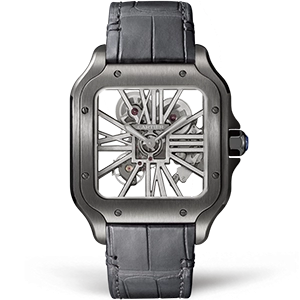 Копия часов Cartier Santos de Cartier Large Skeleton 40mm WHSA0009 Арт.CR-0991