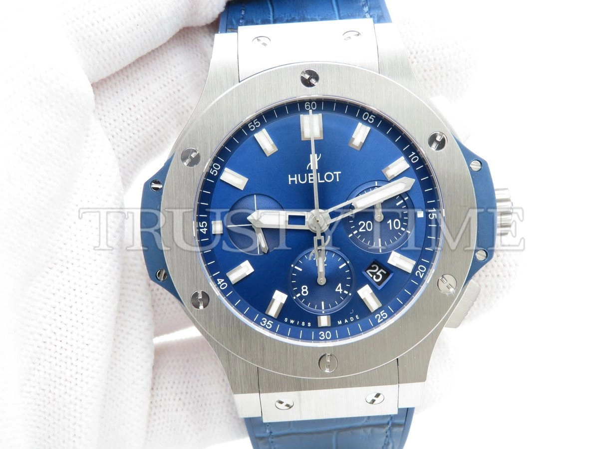 Копия часов Hublot Big Bang Steel Blue 44mm 301.SX.7170.LR