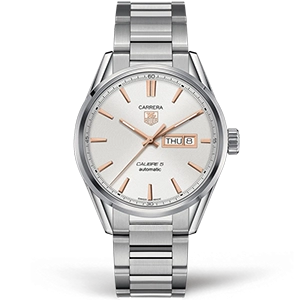Копия часов Tag Heuer Carrera Calibre 5 Day Date 41mm WAR201D.BA0723