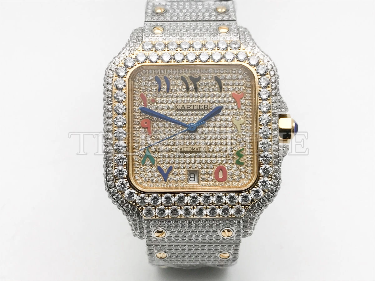 Копия часов Cartier Santos De Cartier 40 W2SA0009 Diamonds Арт. CR-0948