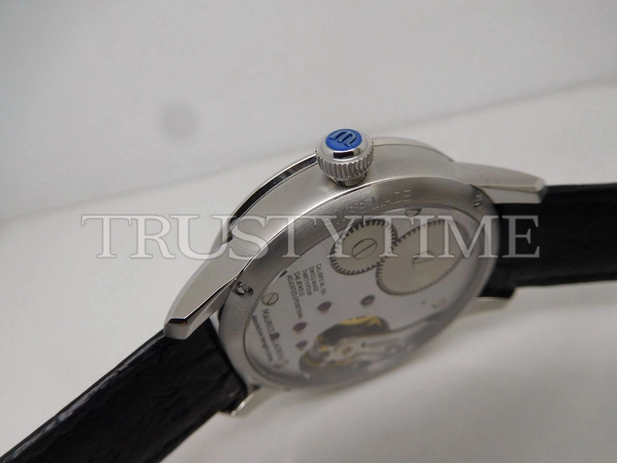 Копия часов Maurice Lacroix Masterpiece Roue Carrée Seconde 43mm MP7158-SS001-101-1