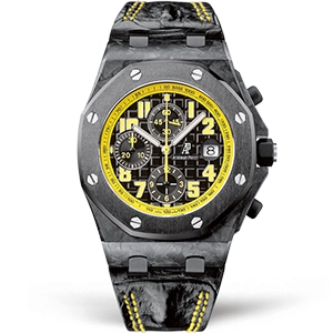 Копия часов Audemars Piguet Royal Oak Offshore BumbleBee Forged Carbon 26176FO.OO.D101CR.02
