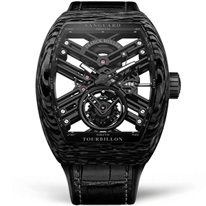 Копия часов Franck Muller Vanguard Tourbillon V-45-T-SQT Carbone