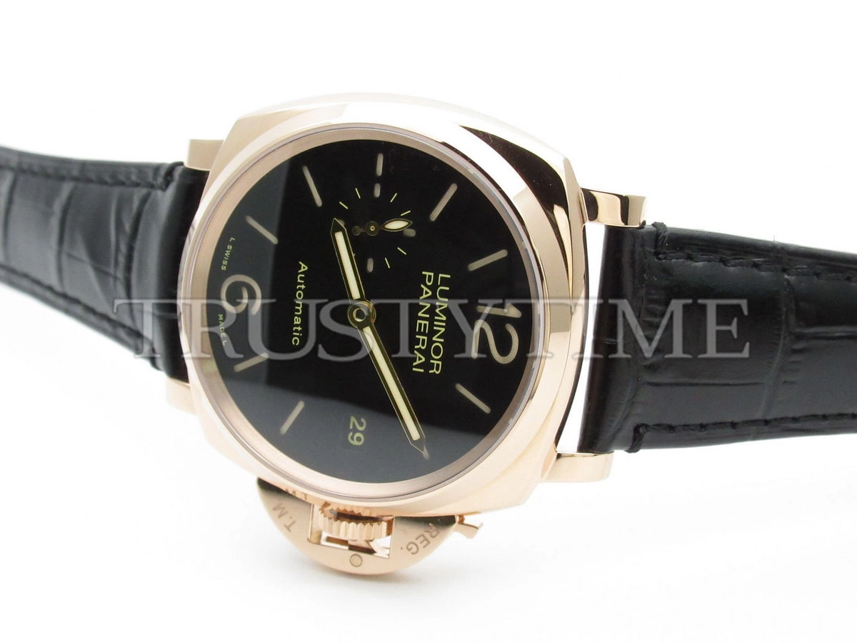 Копия часов Panerai Luminor Due 3 Days Automatic Oro Rosso 38 mm PAM00908