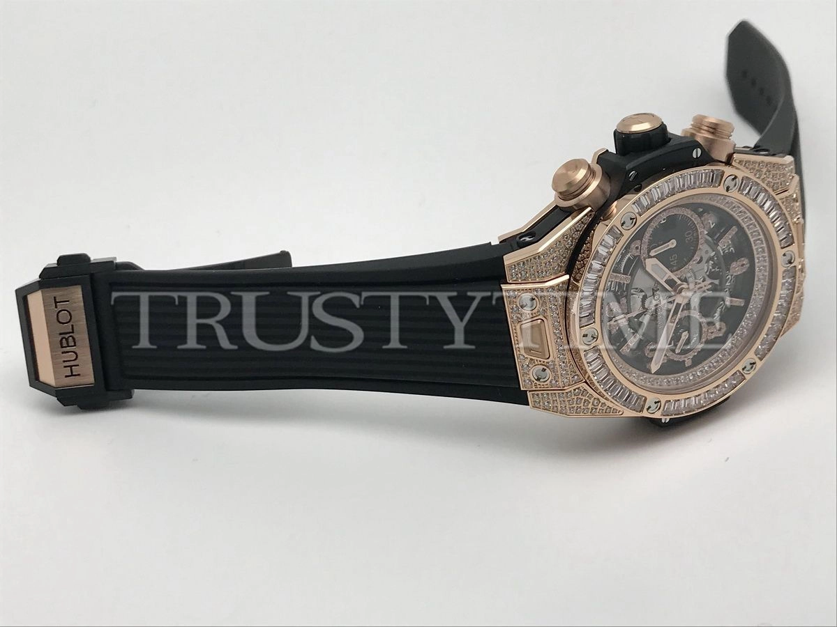 Копия часов Hublot Big Bang Unico King Gold Jewellery 44mm 421.OX.1180.RX.0904
