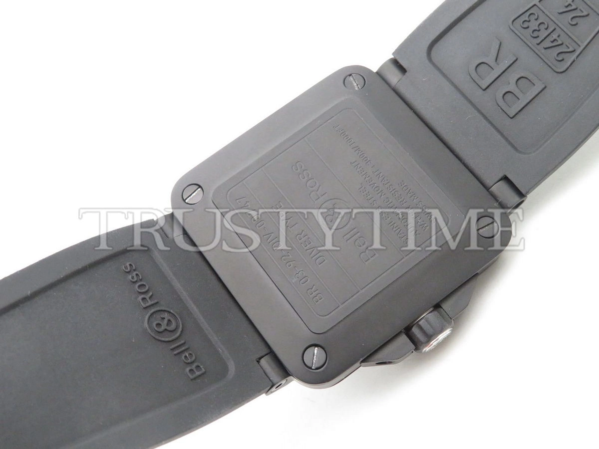 Копия часов Bell & Ross BR 03-92 Diver Black Matte BR0392-D-BL-CE/SRB