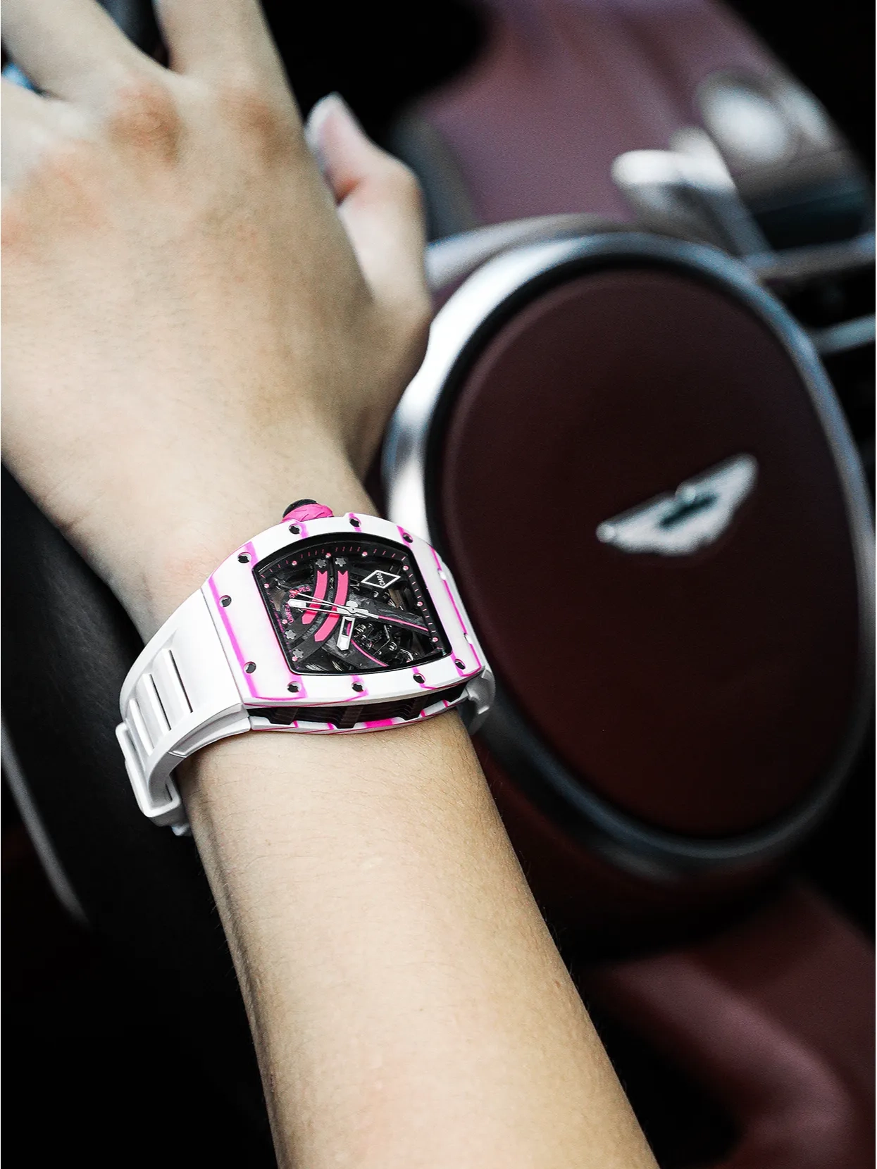 Часы CronusArt NTPT Carbon Fiber Watch CM06-P