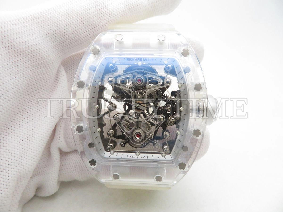 Копия часов Richard Mille RM056-02 Transparent Tourbillon