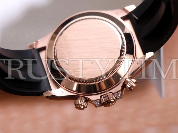 Копия часов Rolex Cosmograph Daytona Rainbow 116595RBOW Dimonds Dial Rubber Strap