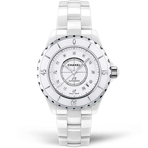 Копия часов Chanel J-12 White Diamond Dial 38 H1629
