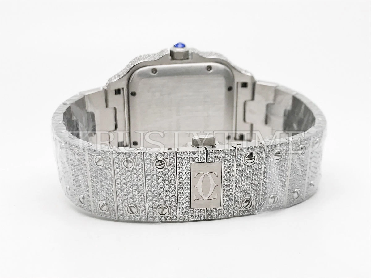 Копия часов Cartier Santos De Cartier 40 WSSA0018 Diamonds Арт. CR-0926