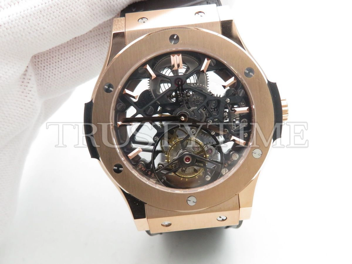 Копия часов Hublot Classic Fusion Tourbillon 45mm 99 505.OX.0180.LR