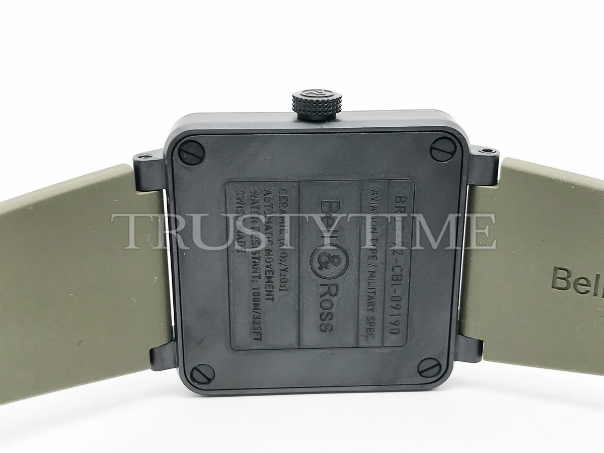 Копия часов Bell & Ross Instruments BR-03 Military Ceramic BR03A-MIL-CE/SRB