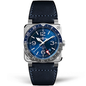 Копия часов Bell & Ross BR 03-93 GMT BLUE