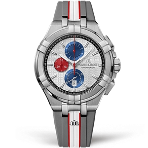 Копия часов Maurice Lacroix Aikon Chronograph Quartz Special Edition Mahindra Racing 44 AI1018-TT031-130-2