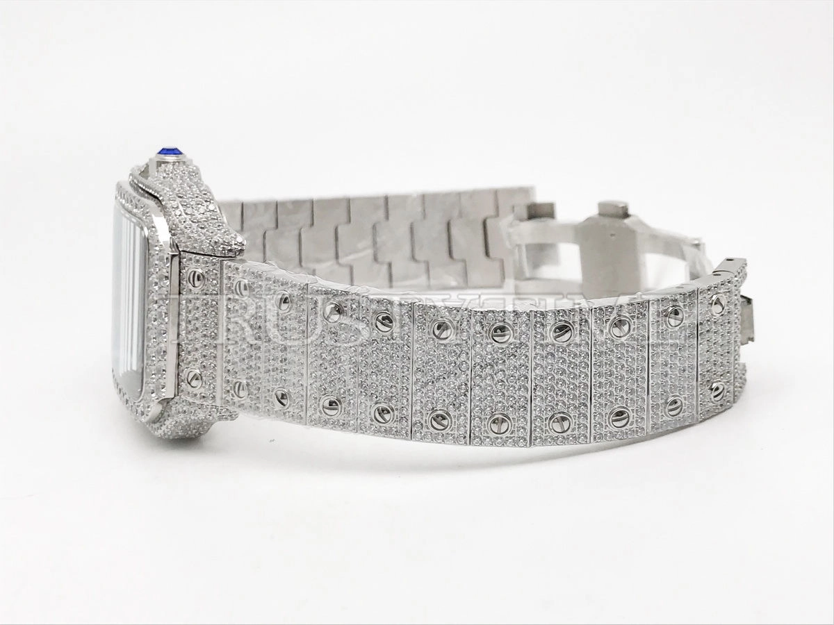 Копия часов Cartier Santos De Cartier 40 WSSA0018 Diamonds Арт. CR-0930