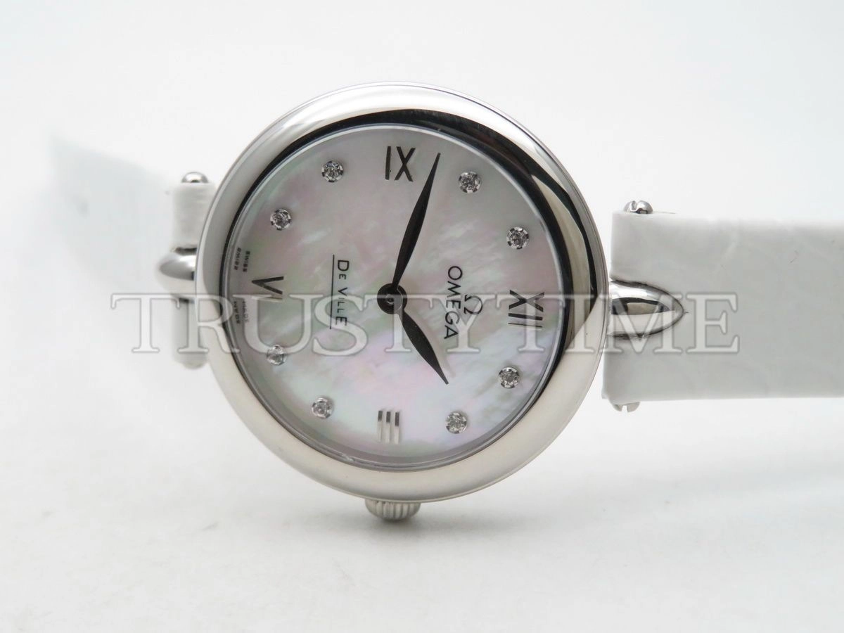Копия часов Omega De Ville Prestige Dewdrop Quartz 27mm 424.13.27.60.55.001