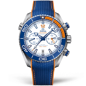 Копия часов Omega Seamaster Planet Ocean 600m Co‑Axial Master Chronometer Chronograph "MICHAEL PHELPS" 45.5mm 215.32.46.51.04.001