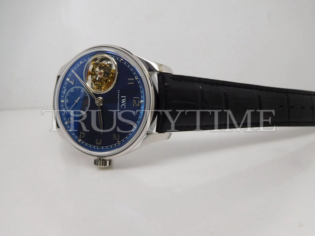Копия часов IWC Portugieser Tourbillon Hand-Wound Laureus Charity Night Milano 2014 43mm IW546303