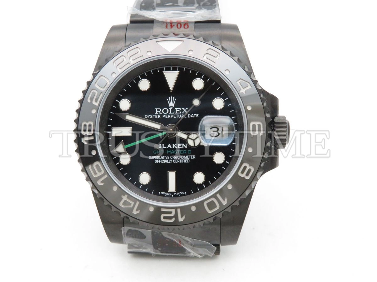 Копия часов Rolex Blaken GMT Master II 116710LN