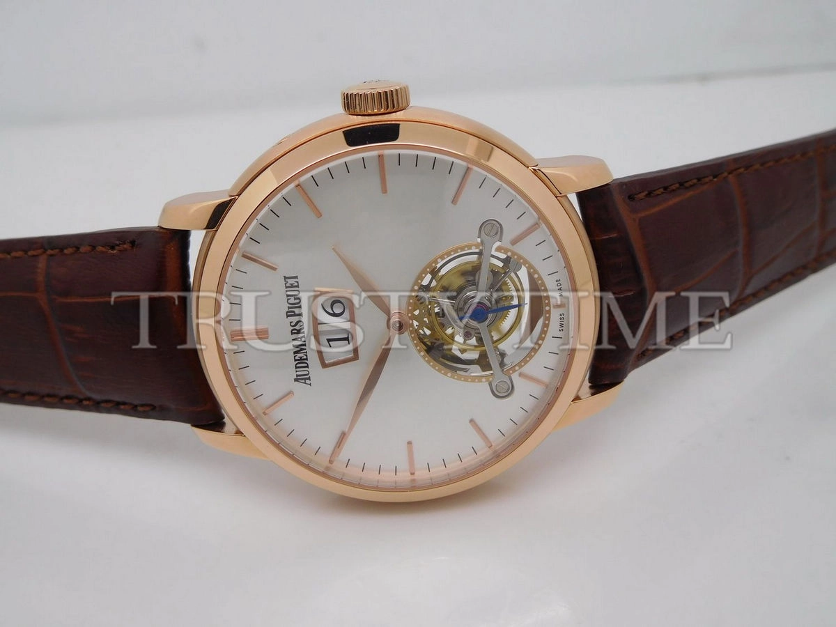 Копия часов Audemars Piguet Jules Tourbillon Grande Date 26559OR.OO.D088CR.01