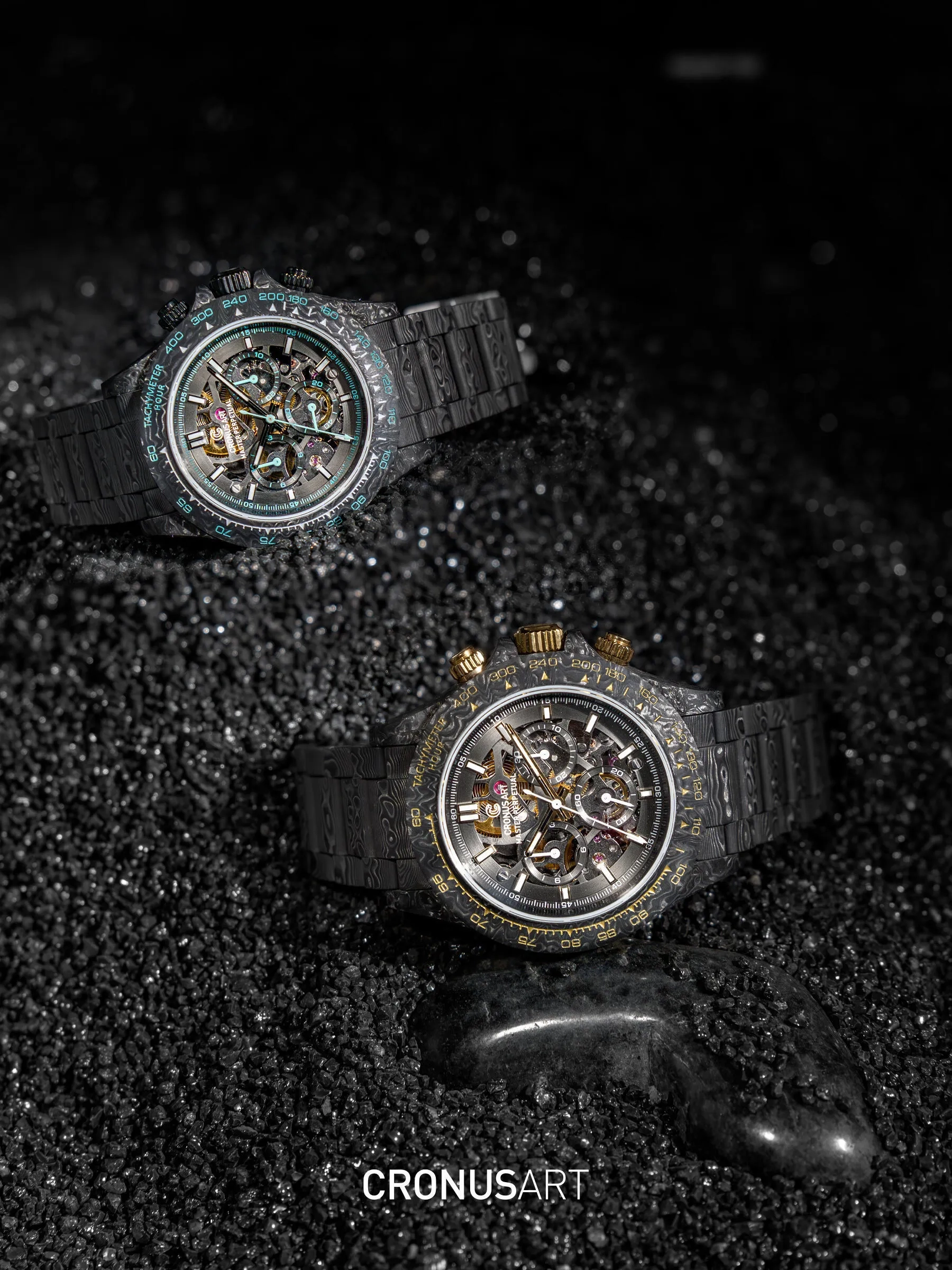Копия часов CronusArt NTPT Carbon Fiber Watch Limited edition CM016-028