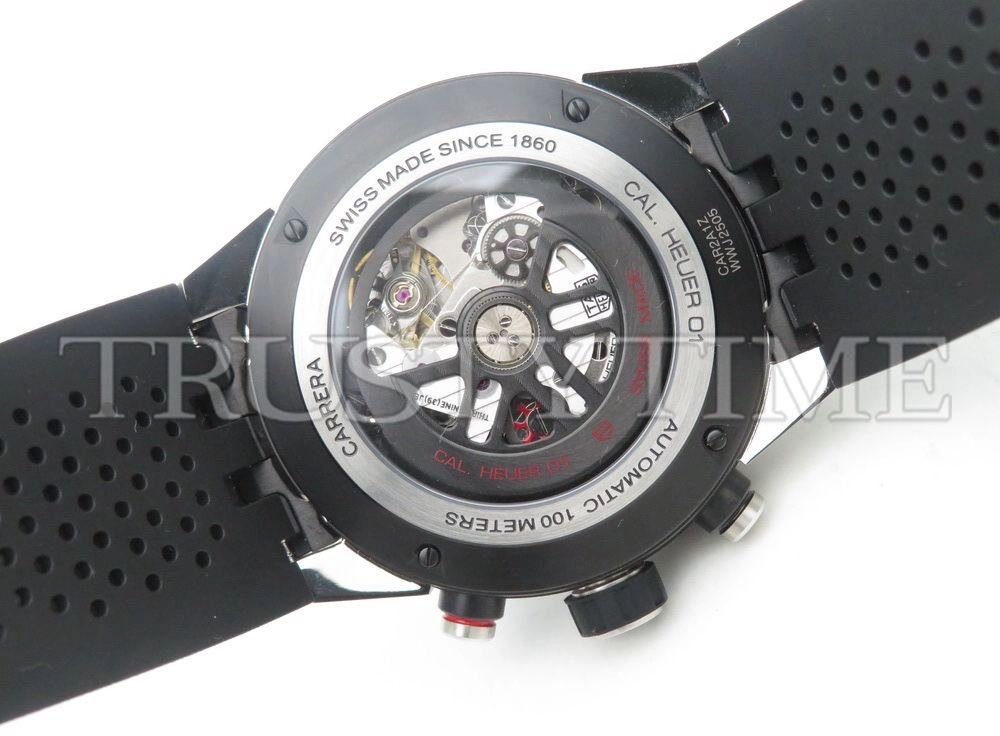 Копия часов Tag Heuer Carrera Calibre HEUER 01 Chronograph 45mm CAR2A1Z.FT6044