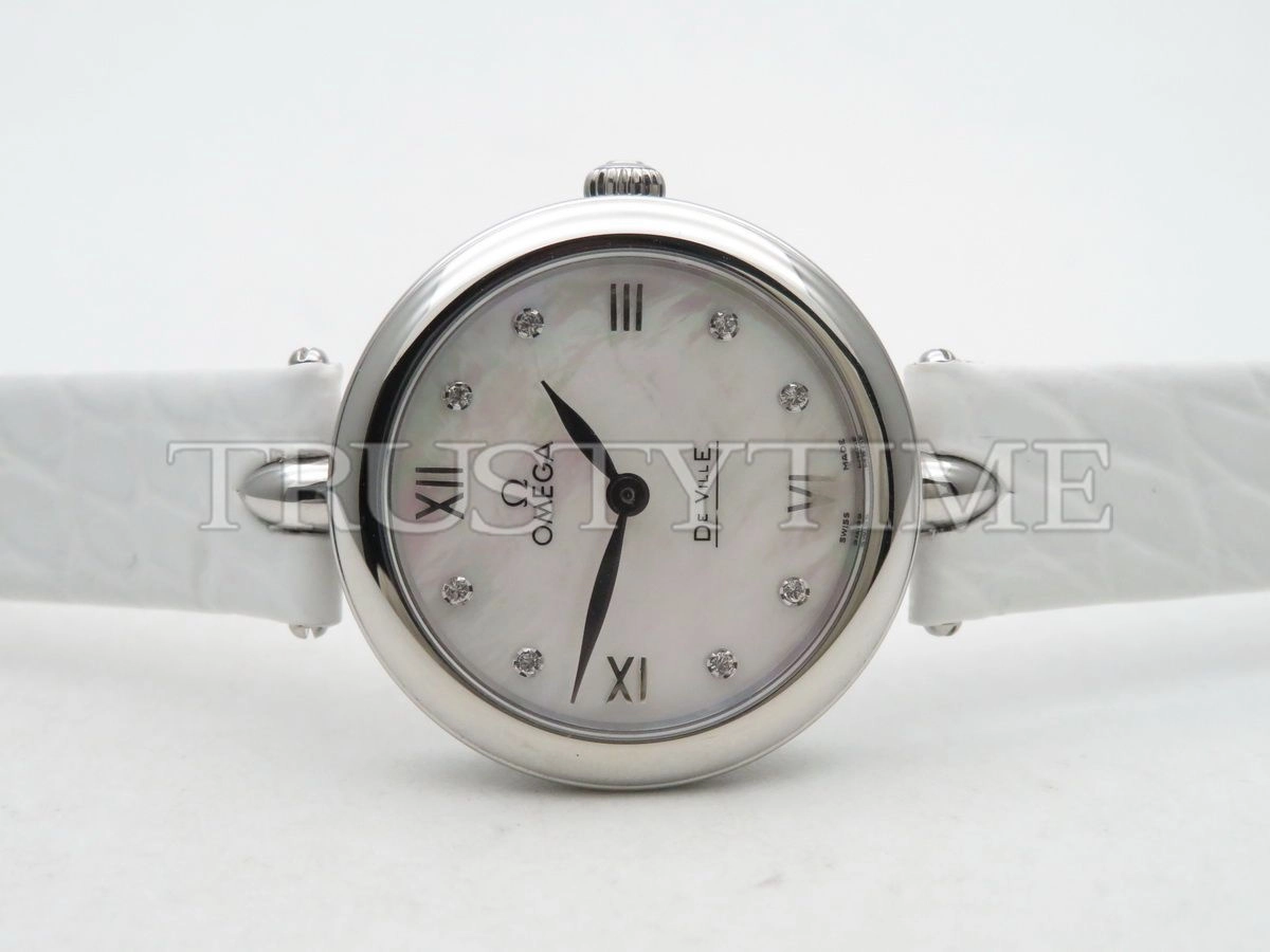 Копия часов Omega De Ville Prestige Dewdrop Quartz 27mm 424.13.27.60.55.001